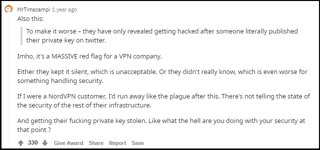 nordvpn-reddit-comment-about-security