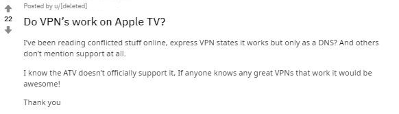 Apple-TV-best-VPN-reddit-commentaar