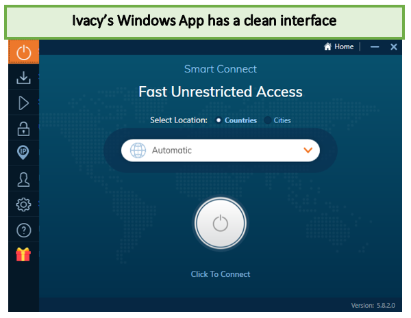Ivacy-Windows-app-interface