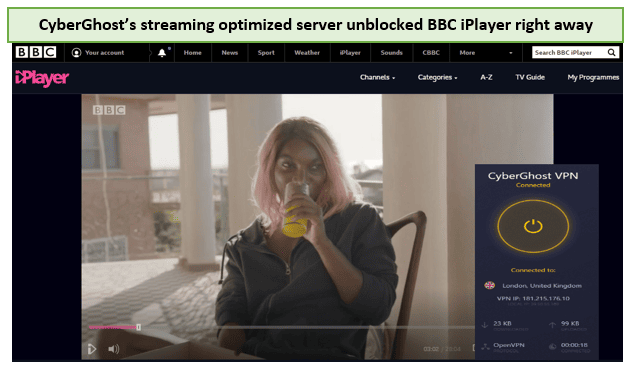 CyberGhost-unblocked-bbc-iplayer