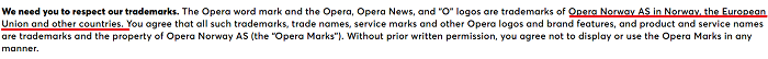 Opera VPN Юрисдикция