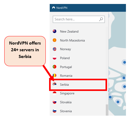 NordVPN-Serbia-Servers-For UK Users