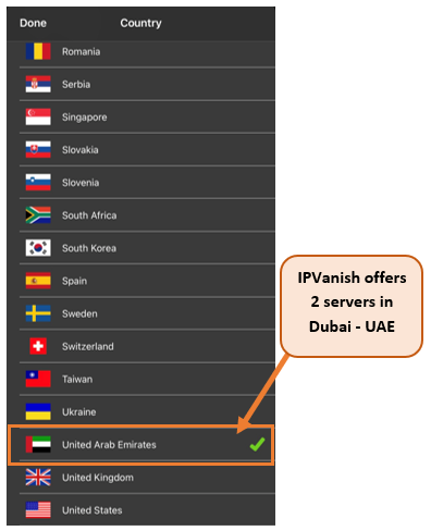 IPVanish-servers-in-UAE