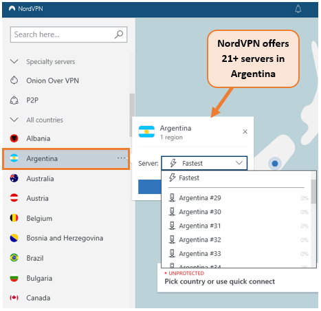 NordVPN-Argentina-servers-For American Users