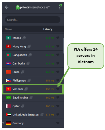 PIA-Vietnam-Servers