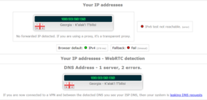 cyberghost-dns-ip-leak-test-For Singaporean Users