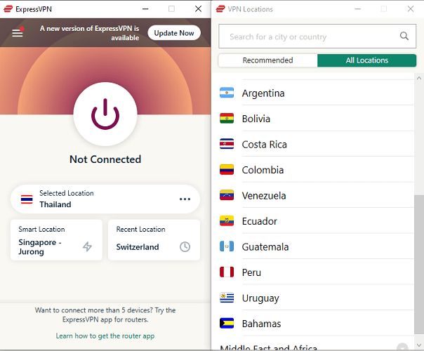 expressvpn-colombia-server