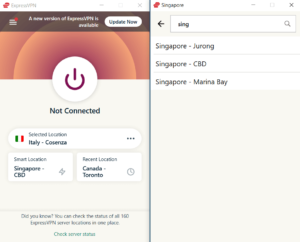 Expressvpn-Singapore-server 
