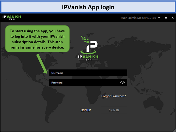 ipvanish-app-inloggen