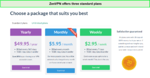 zenvpn-pricing-plans