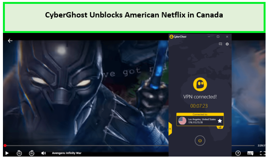 Cyberghost American Netflix in Canada