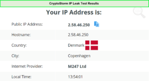 IP-Leak-CryptoStorm-Test