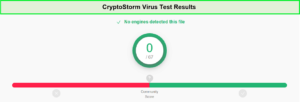 Virus-Test-CryptoStorm-VPN