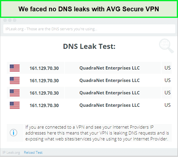  AVG-VPN-DNS-Leak-Test in - Deutschland 