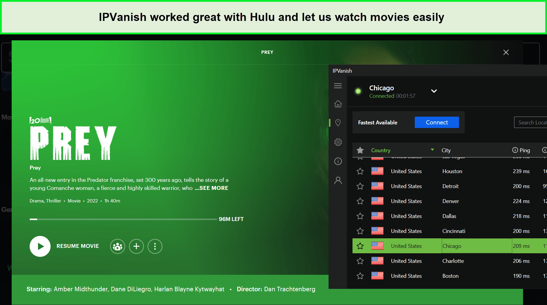 IPVanish sbloccato Hulu in - Italia 