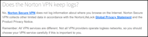  Norton-Secure-VPN-Protokollierungsrichtlinie [intent origin='in' tl='in' parent='us'] - [region variation='2'] 