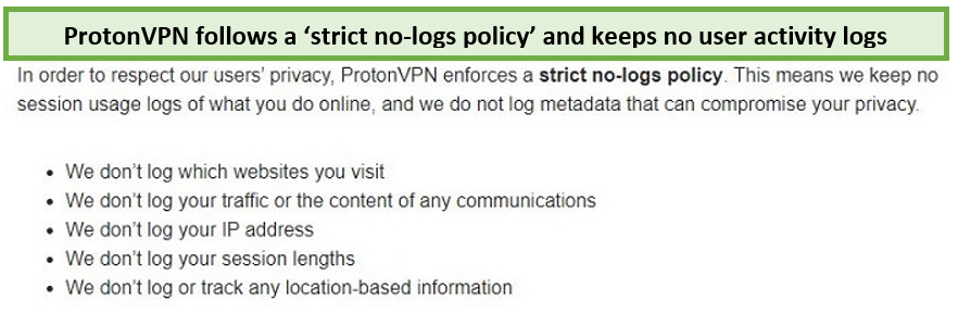 protonvpn-no-log-policy