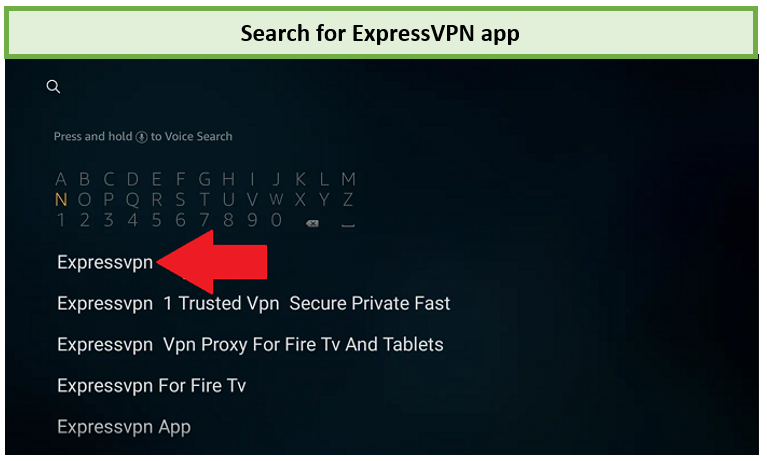 search-for-expressvpn-app-in-India