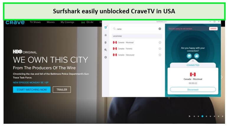 surfshark-unblocks-crave-tv-in-Spain