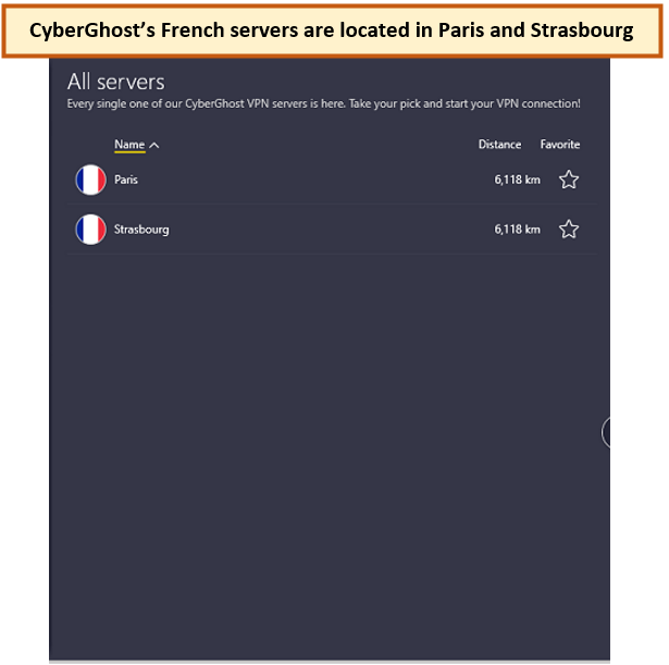 cyberghost-france-servers