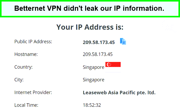 IP-Leak-Test-Betternet-in-USA