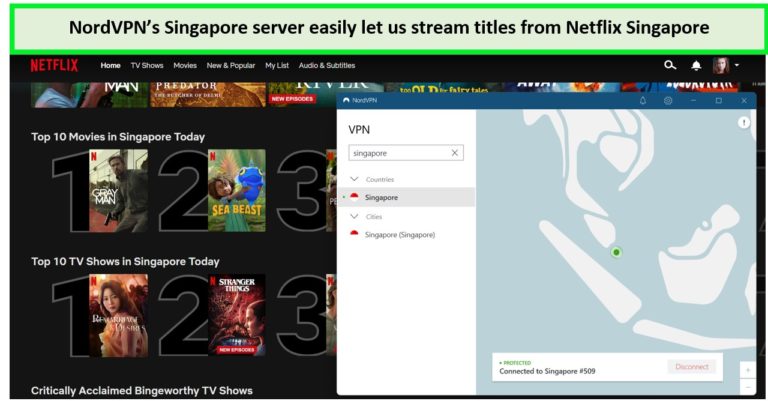 NordVPN-unblocking-Singapore-Netflix-For France Users
