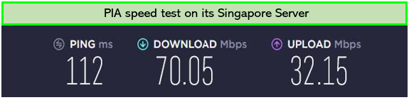 PIA-singapore-server-speed-test-in Singapore