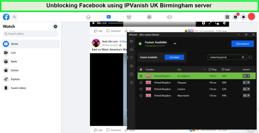 Unblocking-Facebook-IPVanish