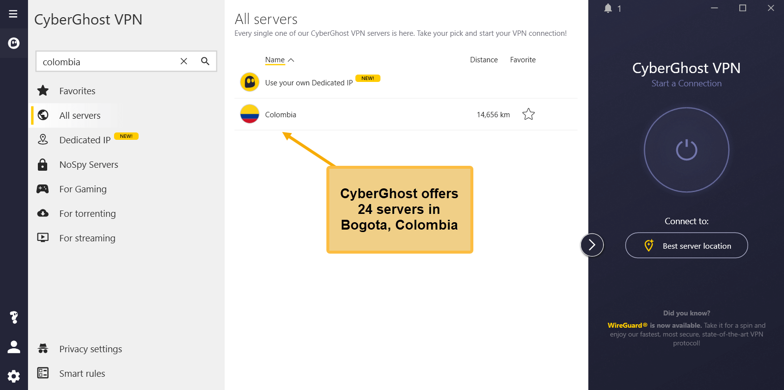 cyberghost-colombia-server-For Kiwi Users