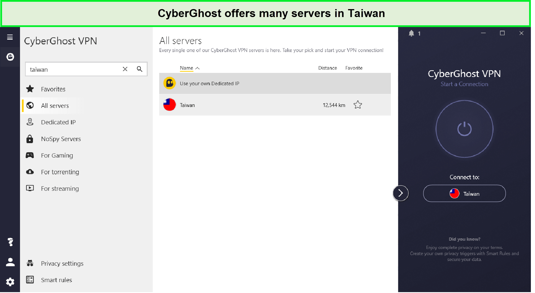cyberghost-servers-taiwan