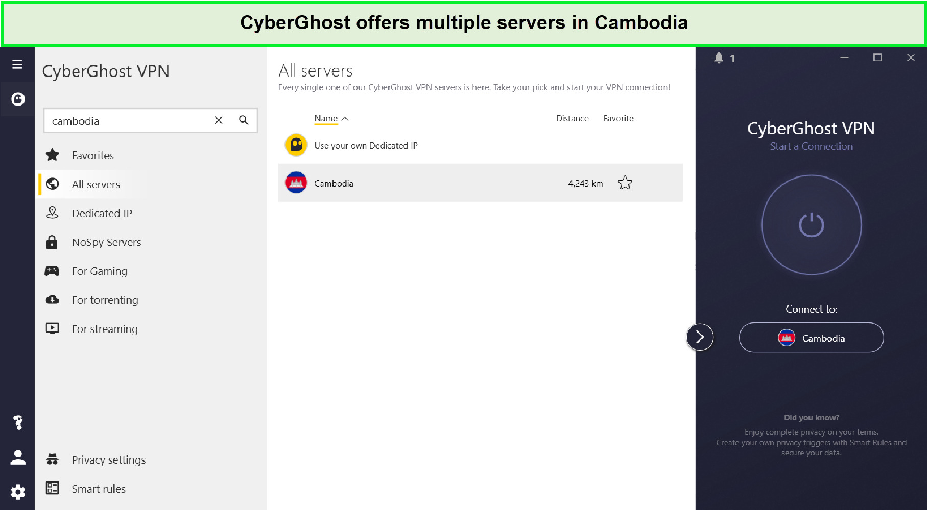 cyberghost-vpn-cambodia-servers