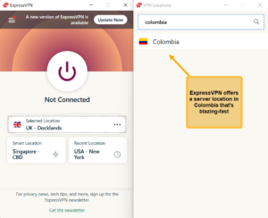 expressvpn-colombia-server-For Spain Users