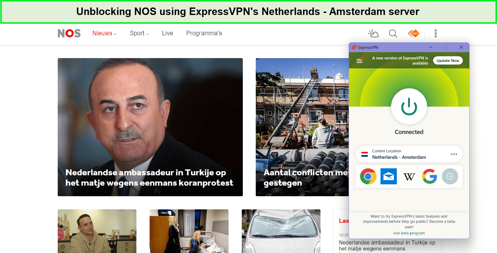  ExpressVPN - Nederland deblokkeren 