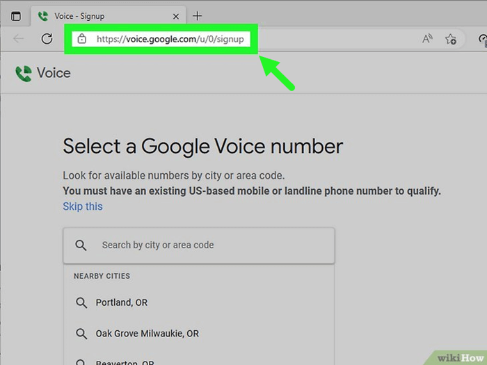 go-to-google-voice-number-page