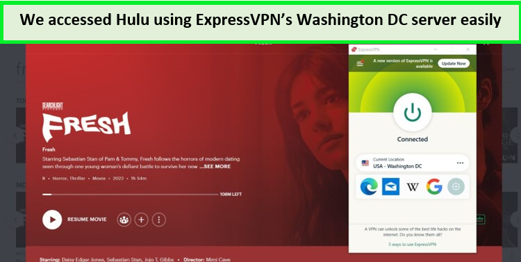  Hulu accesible con ExpressVPN in - Espana 