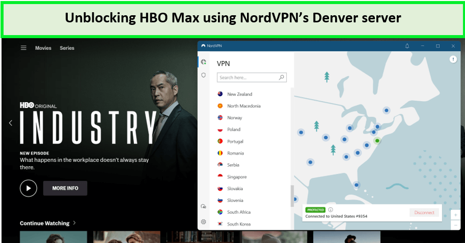  NordVPN zum Entsperren von HBO Max in - Deutschland 