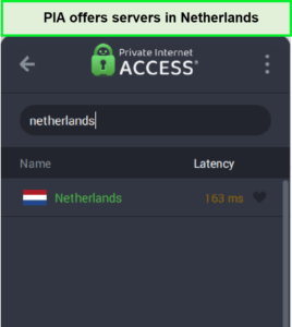 pia-netherland vpn-server-in the Netherlands