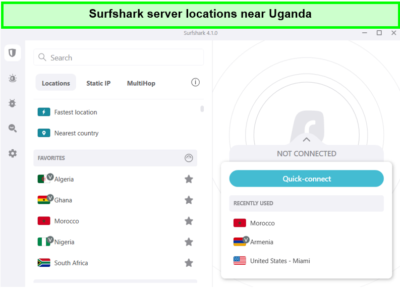 surfshark-african-server-locations-For Netherland Users 