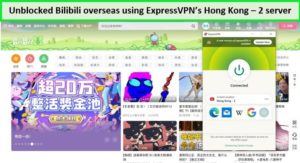 unblocked-billibili-with expressvpn-in-South Korea