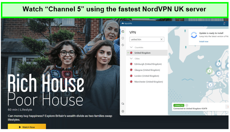 watch-channel5-with-NordVPN-in-South Korea