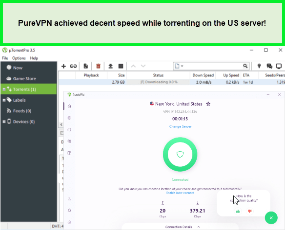  PureVPN-Torrenting: Mit PureVPN können Sie sicher und anonym Torrents herunterladen. Unser Netzwerk bietet Ihnen eine sichere und verschlüsselte Verbindung, die Ihre IP-Adresse und Ihren Standort vor Hackern und Spionen schützt. in - Deutschland 