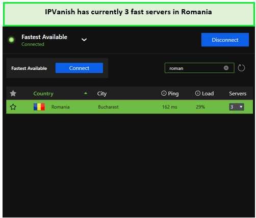 IPvanish servers
