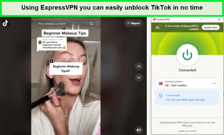  Die beste VPN für TikTok - ExpressVPN 