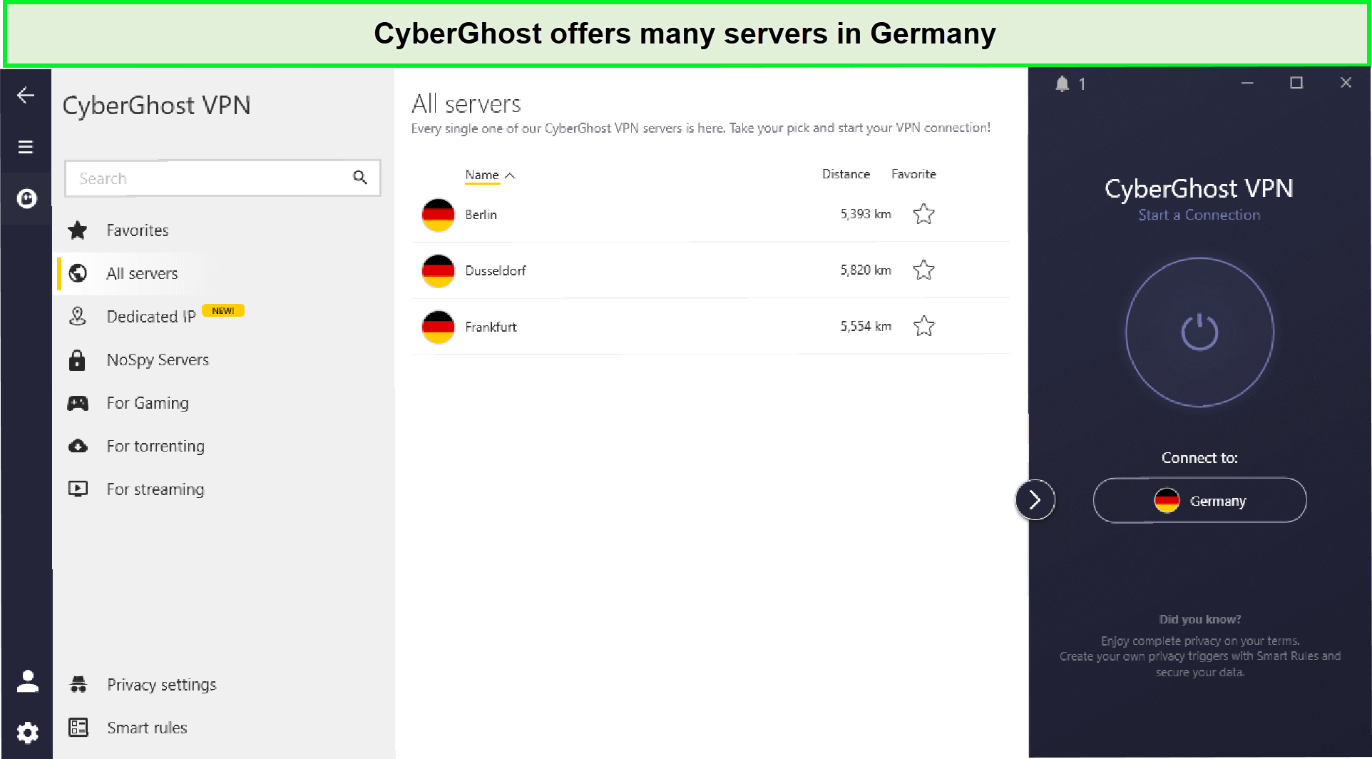 cyberghost-german-servers-For France Users