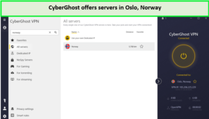 cyberghost-norway-servers-For American Users