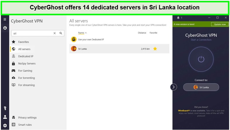 cyberghost-servers-in-srilanka-For Singaporean Users