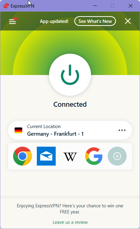 expressvpn-german-server-connected