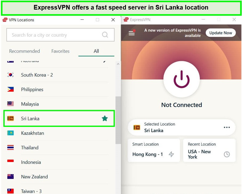 expressvpn-servers-in-srilanka-For Indian Users
