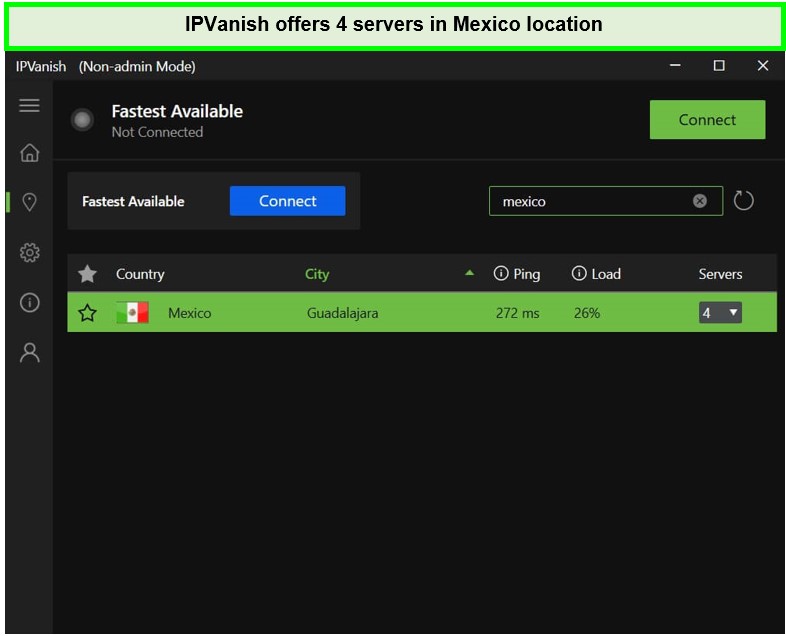 ipvanish-servers-in-mexico-for cuba