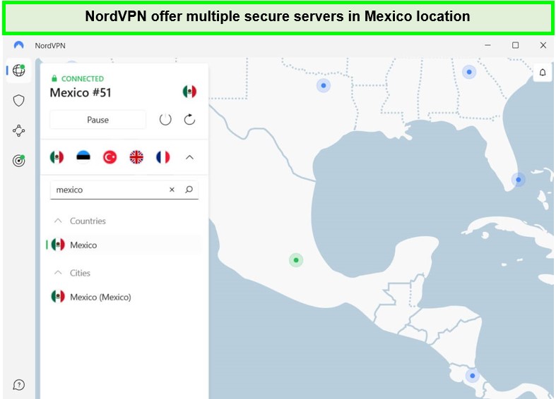 nordvpn-servers-mexico-in-USA